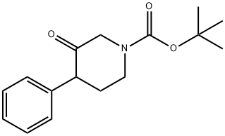 TERT-BUTYL 3-OXO-4-PHENYLPIPERIDINE-1-CARBOXYLATE Structure