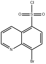 8-bromoquinoline-5-sulfonyl chloride Structure