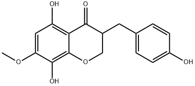 8-O-Demethyl-7-O-methyl-3,9-dihydropunctatin Structure