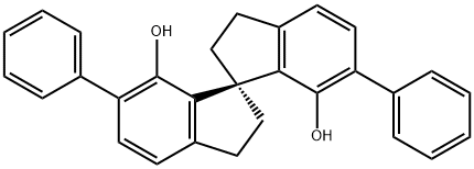 (1R)-2,2',3,3'-tetrahydro-6,6'-diphenyl-1,1'-Spirobi[1H-indene]-7,7'-diol Structure