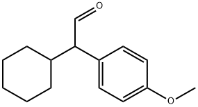 2-Cyclohexyl-2-(4-Methoxyphenyl)acetaldehyde Structure