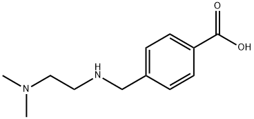 4-(((2-(diMethylaMino)ethyl)aMino)Methyl)benzoic acid Structure