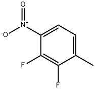2,3-Difluoro-1-Methyl-4-nitrobenzene 구조식 이미지