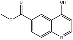 Methyl 4-hydroxyquinoline-6-carboxylate Structure