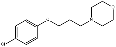 4-(3-(4-chlorophenoxy)propyl)Morpholine Structure