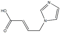 4-(1H-Imidazol-1-yl)-2-butenoic acid Structure