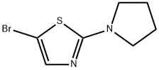 5-BroMo-2-pyrrolidinothiazole Structure