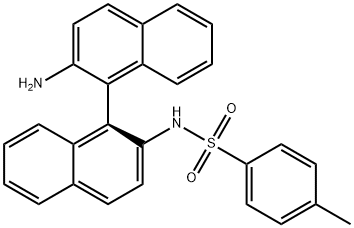 N-[(1S)-2'-aMino[1,1'-binaphthalen]-2-yl]-4-Methyl-BenzenesulfonaMide Structure