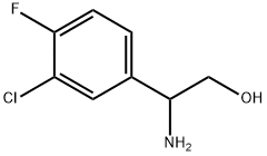 b-AMino-3-chloro-4-fluoro-benzeneethanol 구조식 이미지