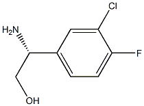 (R)-b-AMino-3-chloro-4-fluoro-benzeneethanol Structure