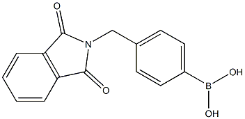 (4-((1,3-dioxoisoindolin-2-yl)Methyl)phenyl)boronic acid 구조식 이미지