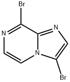 3,8-Dibromoimidazo[1,2-a]pyrazine 구조식 이미지