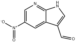 5-Nitro-7-azaindole-3-carbaldehyde Structure