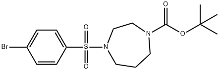 4-Boc-1-[(4-Bromobenzene)sulfonyl]homopiperazine Structure