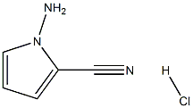 1-aminopyrrole-2-carbonitrile hydrochloride Structure