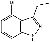 4-BroMo-3-Methoxy-1H-indazole Structure