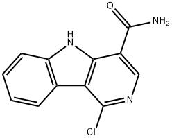 1-Chloro-5h-pyrido[4,3-b]indole-4-carboxaMide 구조식 이미지