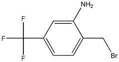 2-(Bromomethyl)-5-(trifluoromethyl)benzenamine Structure