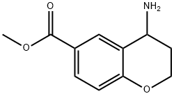 METHYL 4-AMINOCHROMANE-6-CARBOXYLATE 구조식 이미지