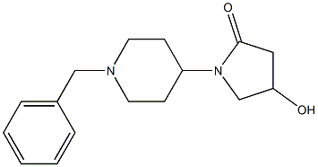 1-(1-benzylpiperidin-4-yl)-4-hydroxypyrrolidin-2-one Structure