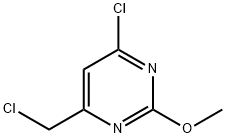 4-Chloro-6-(chloroMethyl)-2-MethoxypyriMidine Structure