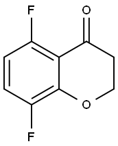 5,8-Difluoro-2,3-dihydro-4H-chroMen-4-one Structure