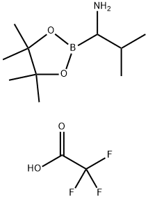 2-Methyl-1-(4,4,5,5-tetraMethyl-1,3,2-dioxaborolan-2-yl)propan-1-aMine 구조식 이미지