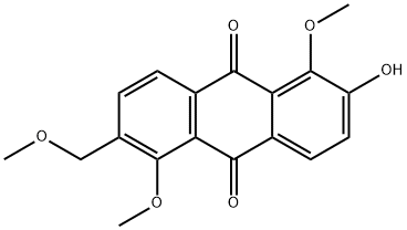 1,5,15-Tri-O-MethylMorindol 구조식 이미지