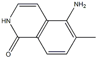 5-Amino-6-methylisoquinolin-1(2H)-one 구조식 이미지