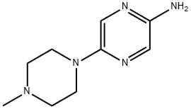 5-(4-Methylpiperazin-1-yl)pyrazin-2-aMine Structure