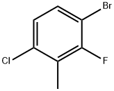 1-BroMo-4-chloro-2-fluoro-3-Methylbenzene Structure