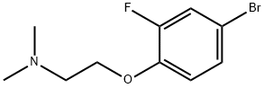 2-(4-broMo-2-fluorophenoxy)-N,N-diMethylethanaMine 구조식 이미지