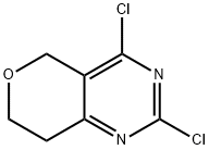 2,4-디클로로-7,8-디히드로-5H-피라노[4,3-d]피리미딘 구조식 이미지