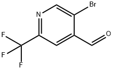 5-브로모-2-(트리플루오로메틸)이소니코틴알데히드 구조식 이미지