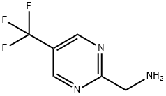 (5-(TrifluoroMethyl)pyriMidin-2-yl)MethanaMine 구조식 이미지