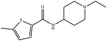 N-(1-ethylpiperidin-4-yl)-5-Methylthiophene-2-carboxaMide Structure