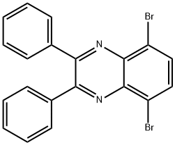 5,8-DibroMo-2,3-디페닐퀴녹살린 구조식 이미지