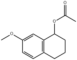 1,2,3,4-Tetrahydro-7-Methoxy-1-naphthalenol 1-Acetate Structure
