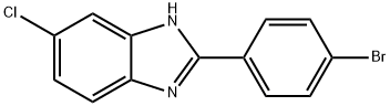 2-(4-BroMophenyl)-5-chlorobenziMidazole, 95% Structure
