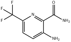 3-AMINO-6-(TRIFLUOROMETHYL)PICOLINAMIDE Structure