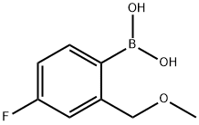 4-fluoro-2-(MethoxyMethyl)phenylboronic acid Structure