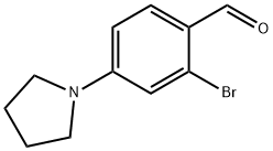 2-broMo-4-(pyrrolidin-1-yl)benzaldehyde Structure