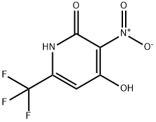 3-Nitro-6-(trifluoromethyl)pyridine-2,4-diol Structure