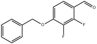 2,3-Difluoro-4-(phenoxyMethyl)benzaldehyde Structure