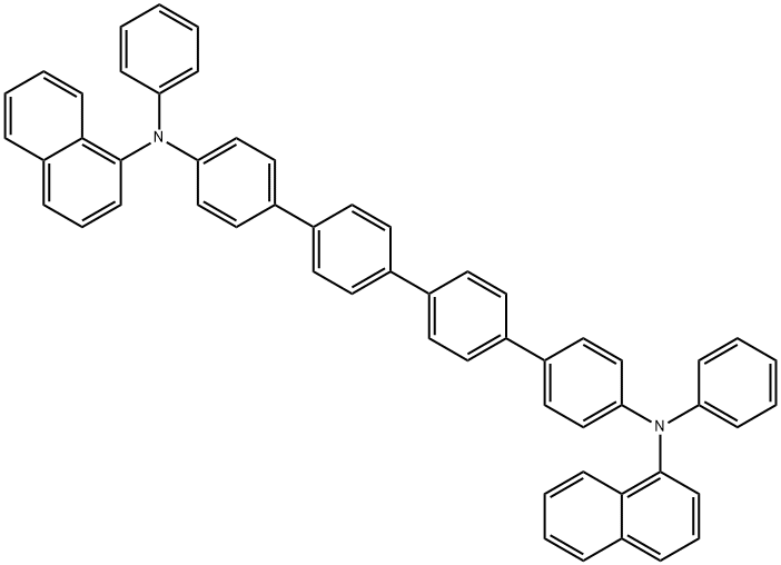 4P-NPB , N,N'-di-(1-naphthalenyl)-N,N'-diphenyl-[1,1':4',1'':4 Structure