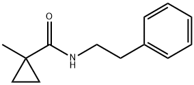 1-Methyl-N-phenethylcyclopropanecarboxaMide Structure