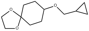8-(cyclopropylMethoxy)-1,4-dioxaspiro[4.5]decane Structure