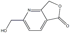 2-(hydroxyMethyl)-Furo[3,4-b]pyridin-5(7H)-one Structure