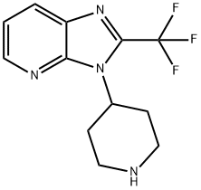 3-Piperidin-4-yl-2-trifluoroMethyl-3H-iMidazo[4,5-b]pyridine Structure