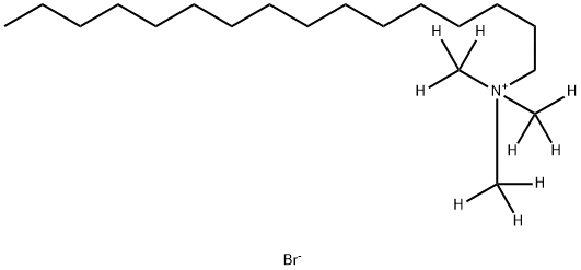 HexadecyltriMethylaMMoniuM BroMide-d9 Structure